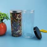Wide Mouth Alu PET 1250ml Round Plastic Containers For Candy