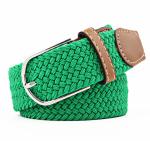 Extra Long 3.3cm Stretch Woven Belt Elastic Mens 120cm Pin Buckle