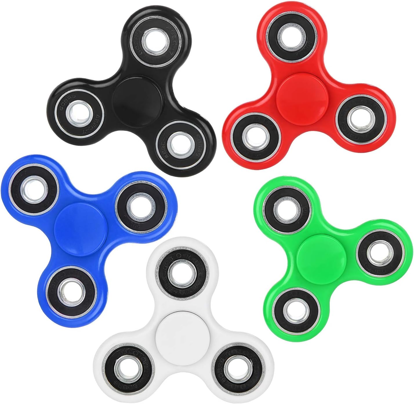 Party Favors Fidget Spinners Toys 5 Pack Sensory Hand Anxiety Toys for Kids Adults