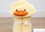 Cute Duck Bath Towel , Kids Baby Bath Towel With Hood Various Colors