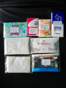 Wholesale Recycled Pulp Absorbent 10 sheet 4 ply Paper Handkerchief support Personalised size from china suppliers