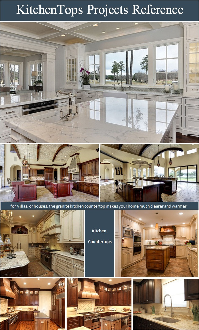 River White Granite Kitchen Countertops Natural Solid Kitchen Counter Worktops