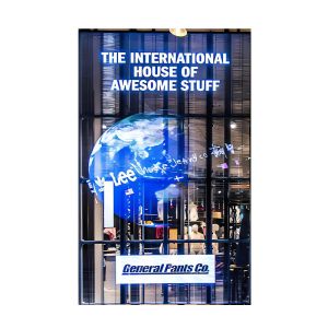 Pen/Finger Touch Writing Method Flexible Film Screen for Retail Window Glass ,