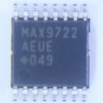 MAX9722AEUE+ Audio Amplifier IC TSSOP-16 2 Channel Headphone Amplifier IC