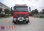 Six Seats Emergency Fire Pumper Truck , Direct Injection Engine Industrial Fire