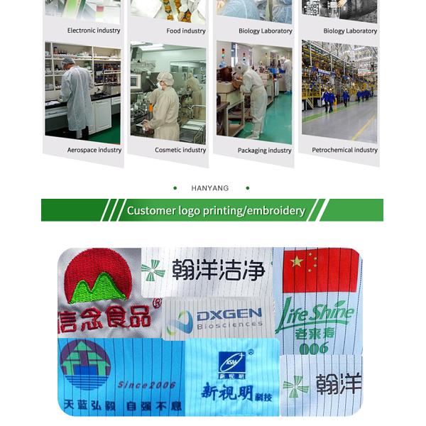 H-003 ESD Microfiber Cleanroom Wet Mop Dust Proof 12x35cm