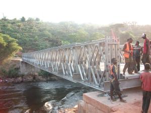 Wholesale Timber Deck Bailey Steel Truss Bridge Compact With Single Lane from china suppliers