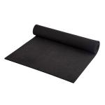 Black Flexible Durable Fireproof Shock Absorption 1m Width 2m Length Rubber