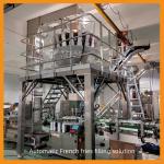 Automatic Vacuum Potato Chips Tin Canning Machine Puffed Food Weighing And