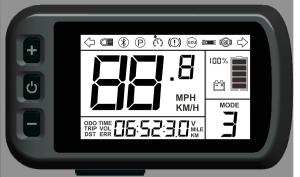 Wholesale Portable Smart Dashboard WP-100 makes the electric bike intelligent from china suppliers