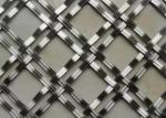 Bright Silver Stainless Steel Decorative Wire Mesh For Cabinet Doors