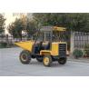 Buy cheap Diesel Powered Wheelbarrow with Engine , 750L Skip Capacity Tracked Power Barrow from wholesalers