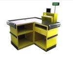 Supermarket Fast Checkout Counter / Cash Register Table Counter 1100×1100×850 mm