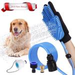 Dog Bathing Massaging Palm Pet Hair Remover for Dog Bath Dogs Shower Bath