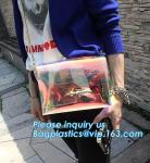 Fashion PVC Tote Bag Shoulder Handbag Transparent PVC Beach Bag, Fashion