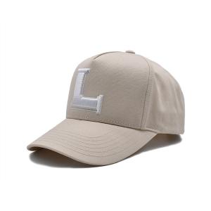 Wholesale Cotton Sweatband Embroidered Baseball Caps With Metal Badge Curved Shape from china suppliers