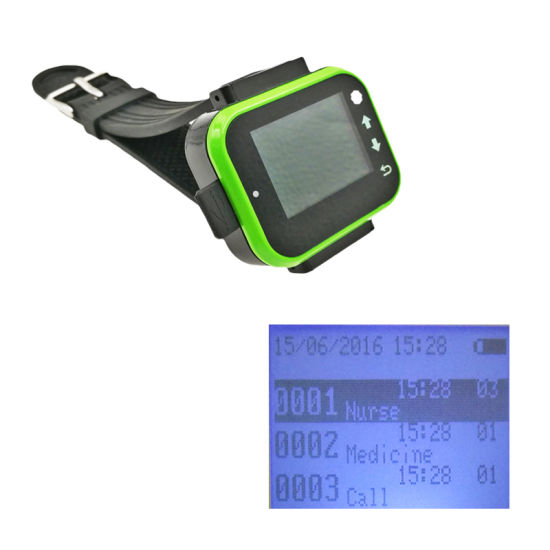 Watch Wireless Hospital Nurse Call Button for Hospital Clinic Wireless Paging System
