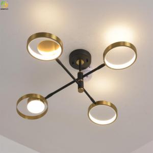 Wholesale Home/Hotel Metals Art Baking Paint Gold LED Modern Pendant Light from china suppliers