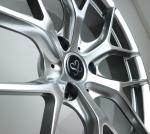 18 inch 3 hole hyper silver monoblock forged alloy wheels rims for smart