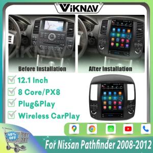 Wholesale 12.1 Inch 8 core Car radio For 2008-2012 Nissan Pathfinder R51 Navigation Multimedia Player Wireless Carplay BT 4G from china suppliers