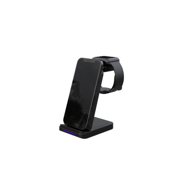 5W Max Power Compact Wireless Charger For Headphone Charging In Black White
