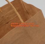printed luxury brown paper carrier bag,OEM logo printed luxury clothes packing