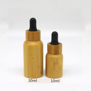 Wholesale Wooden Lid Cosmetic Dropper Bottles Hot Stamping Glass Perfume Dropper from china suppliers