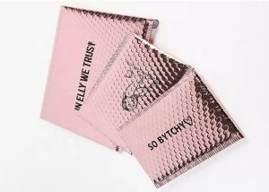 Wholesale Rose Gold Custom LOGO Metallic Bubble Mialers For Mailing Package from china suppliers