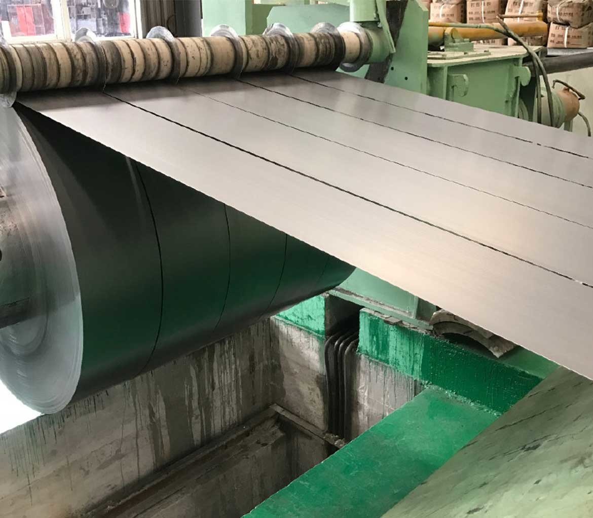 electro-galvanized steel strip production