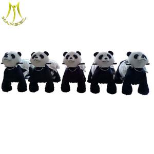 Wholesale Hansel commercial plush walking animal adult ride on toys stuffed animals on wheels from china suppliers