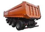 Heavy Load Tipper Truck Trailer 4 Axles Carbon Steel U Type