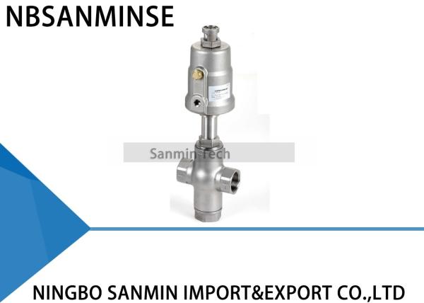 JDF1100 / JDF1200 Pneumatic Angle Seat Valve 3 Way Angle Valve Double Acting