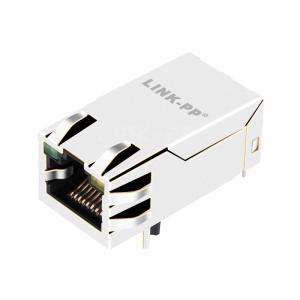 Wholesale LPJK6071BHNL 100/1000 Base-T 1x1 Port POE+ RJ45 Magnetics Connector Tab Up Green/Yellow Led from china suppliers