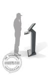 Interactive Call Center 21.5 Inch Smart Touch Screen Kiosk Hospital Patient