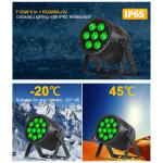 Outdoor Waterproof Rgbwa-uv 7x20W Dmx Led Par Can Light For Outside Stage
