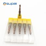 Long Tungsten Carbide Ball Nose End Mills For Cutting Steel OEM Service