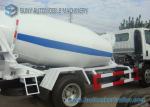 Isuzu 4CBM Concrete Truck Mixer With Interpump Hydraulic Pump And Motor