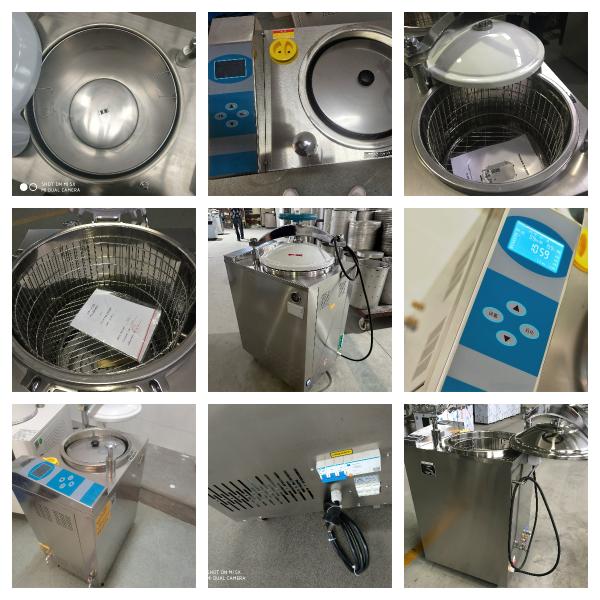 Quick Open Design Auto Drying 3times Pulse Vacuum Vertical Steam Autoclave