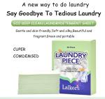 Odor Removal Lalkers Laundry Detergent Sheets Sensitive Skin Eco Laundry Strips
