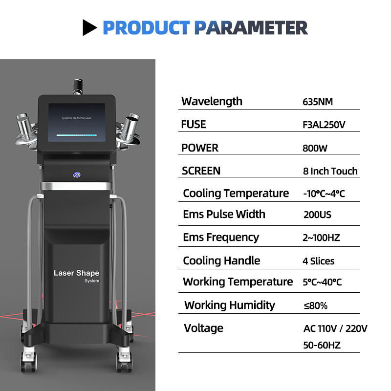 Lipolaser Cryotherapy Fat Freezing Machine 6D Cryolipolysis EMS Weight Loss