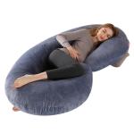 C Shaped 135*70cm Maternity Pregnancy Pillow 100% Polyester Filling