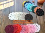 Cotton Vintage Doily Patterns Colored Crochet Doilies Placemats for Wedding