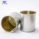 Peel Off Opening Round Tin Can D73x85mm Tin Packaging For Food