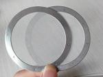 Rimmed Stainless Steel Filter Screen Disc 70mm Diameter Reliable Filtering