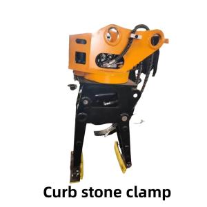 Wholesale Customized Kerb Stone Clamp For Digging Machines 5-10 Tons Excavator from china suppliers