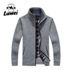 Autumn Thicken Plus Polyester Black Thick Velvet Sweater Utility Male Clothing