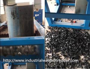Wholesale Industrial Waste Tire Shredder Good Toughness Energy Saving Custom Discharge from china suppliers