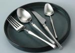 Silver Plated 24pcs Stainless Steel Eating Utensils For 6