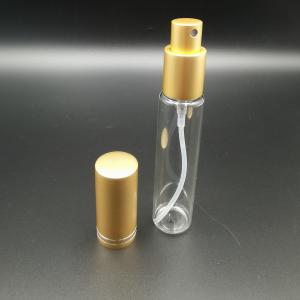 Wholesale 10ml 15ml 20ml 25ml 30ml Tube Glass Bottle With Aluminum Perfume Sprayers from china suppliers