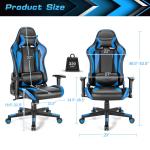 ALINUNU Gaming Chair Racing Style Chair with Adjustable Lumbar Support and